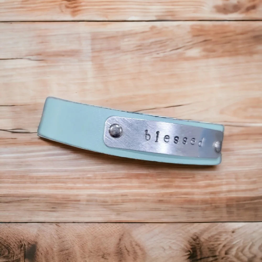 Turquoise Blessed Leather Bracelet